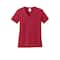 Port & Company® Brights Core Cotton V-Neck Ladies T-Shirt